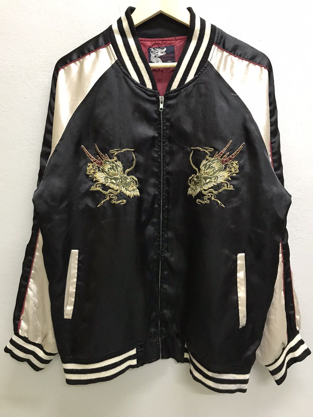 Japanese Brand × Vintage VINTAGE JAPANESE TRADITIONAL DRAGON SUKAJAN JACKET Size US L / EU 52-54 / 3 - 5 Thumbnail