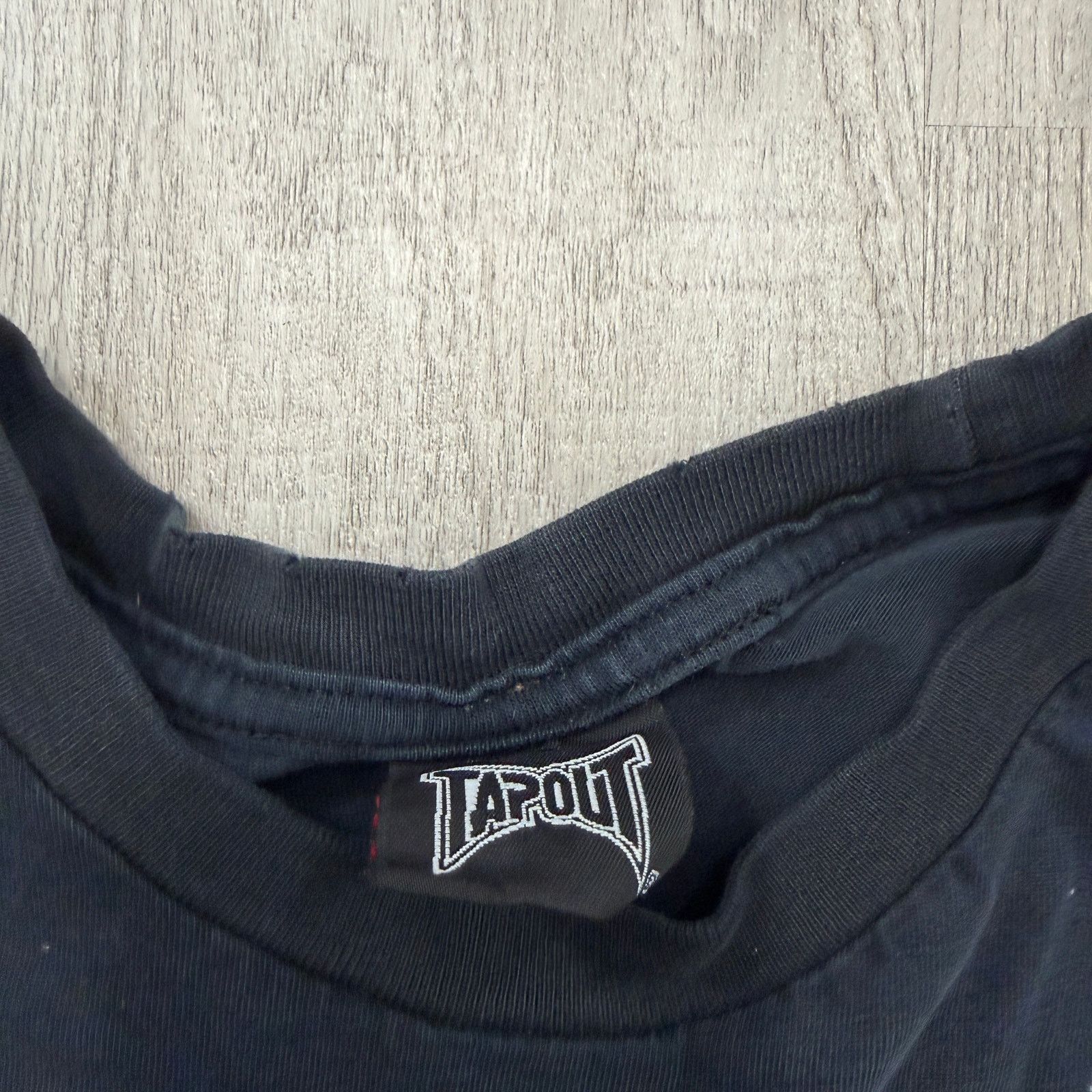 Vintage Vintage Tapout USA Skull Shirt Men's Medium Black MMA Size US M / EU 48-50 / 2 - 5 Thumbnail