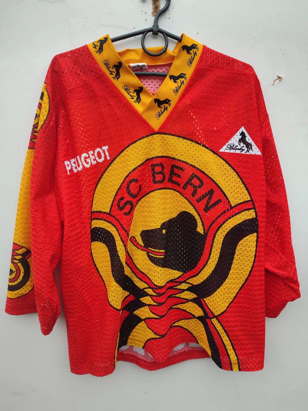 Vintage SC Bern 1989/1990 Vintage Jersey Ice Hockey Blacky Size US M / EU 48-50 / 2 - 1 Thumbnail