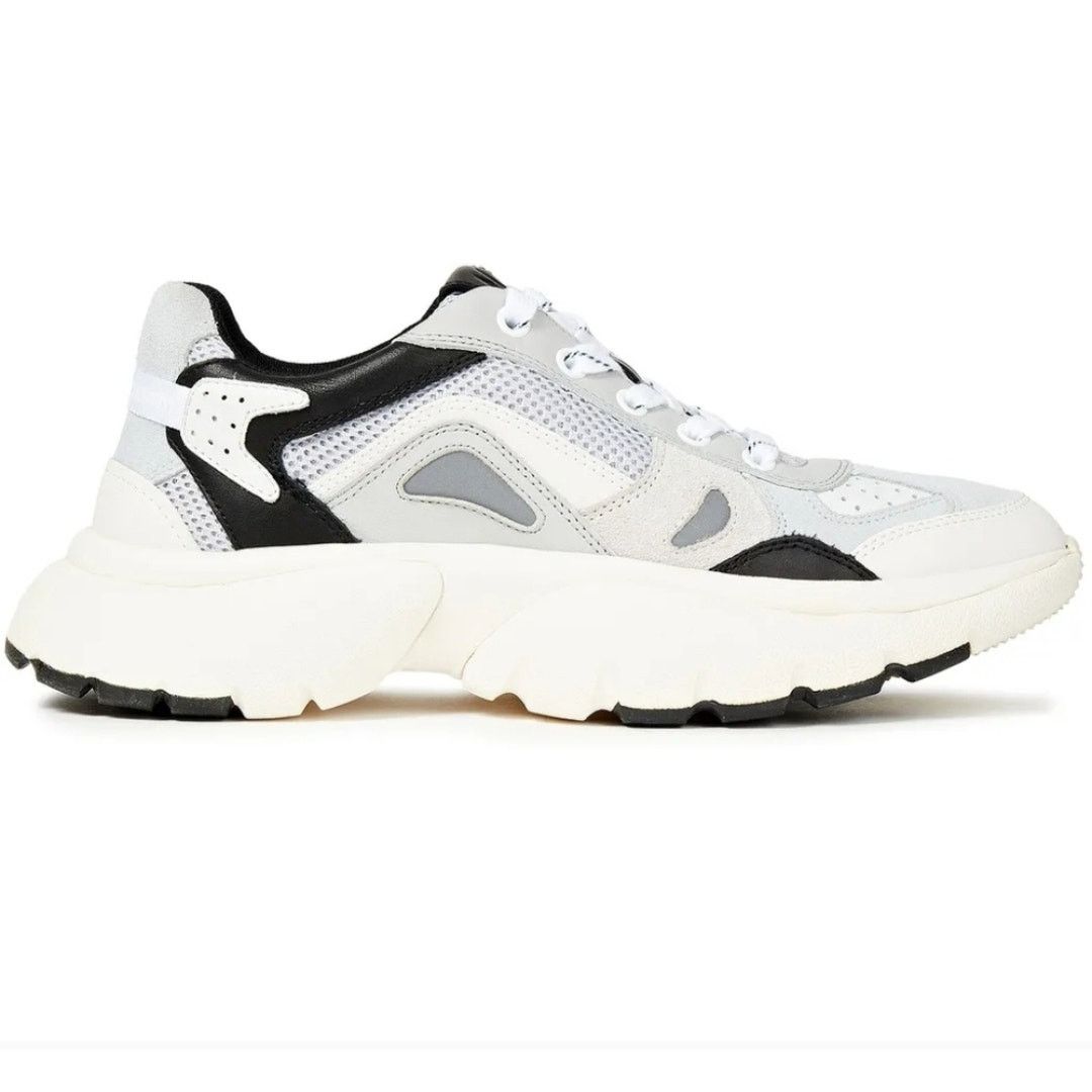 Maje Maje Panel Leather Mesh and Suede Sneakers Size 37 Size US 6 / IT 36 - 2 Thumbnail