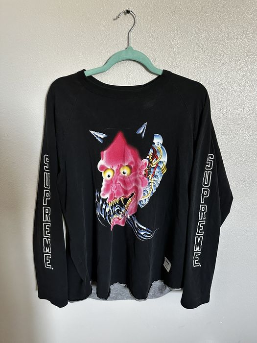 Supreme supreme demon raglan | Grailed