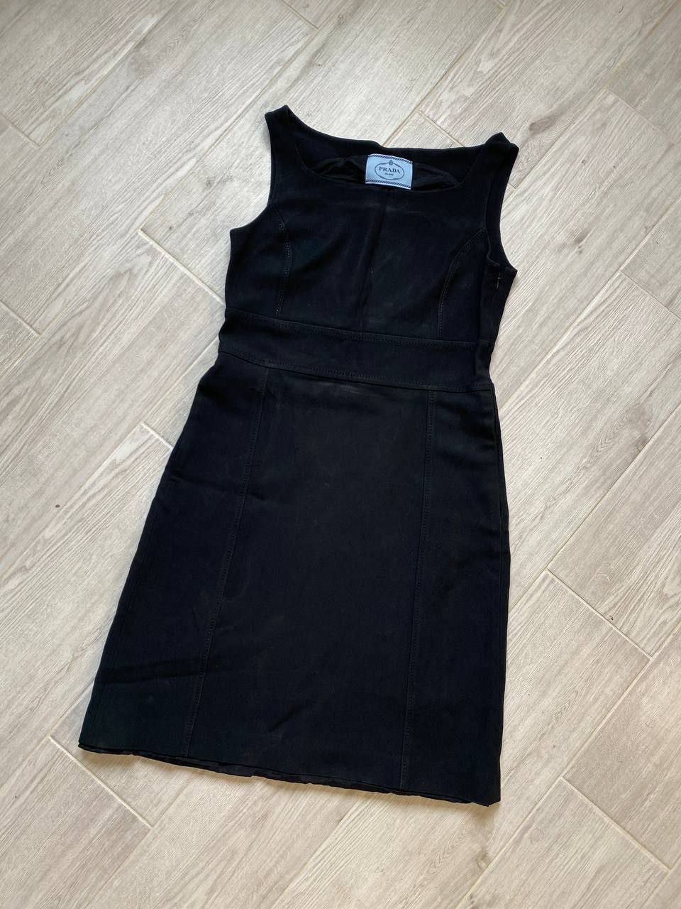 Prada Prada Black Dress Midi Kleid Black Fitted New Collections 42 Size M / US 6-8 / IT 42-44 - 1 Thumbnail