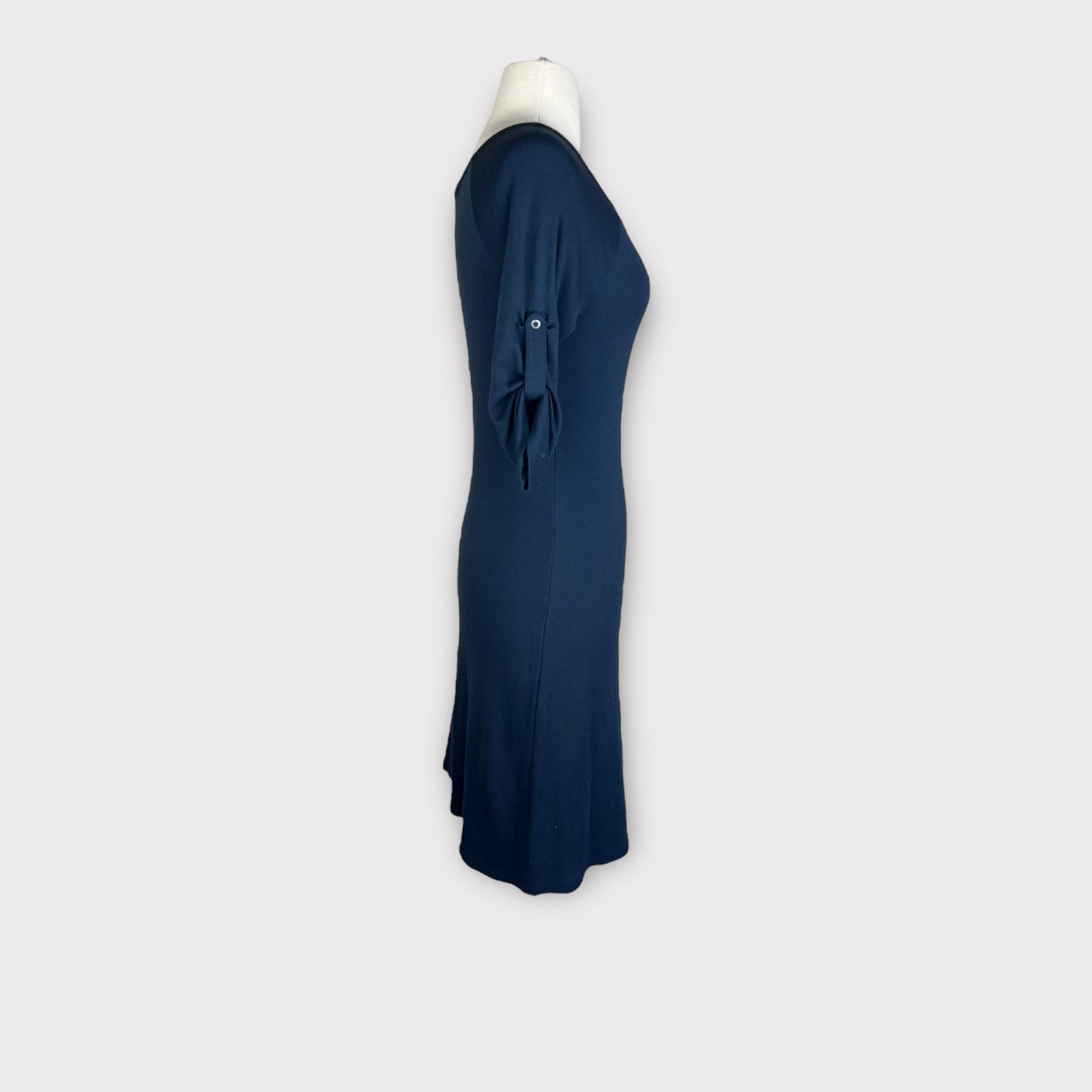 Gap Gap | Vintage Y2K Roll Tab Sleeves Jersey Dress | XS Size XS / US 0-2 / IT 36-38 - 2 Thumbnail