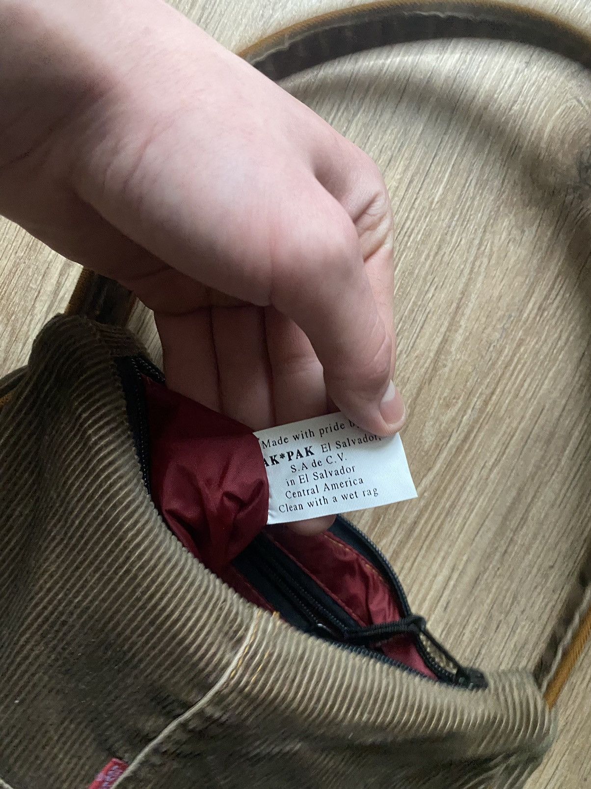 Handmade × Levi's Vintage Levis Y2K velvet brown custom hand made handle bag👜 Size ONE SIZE - 7 Thumbnail