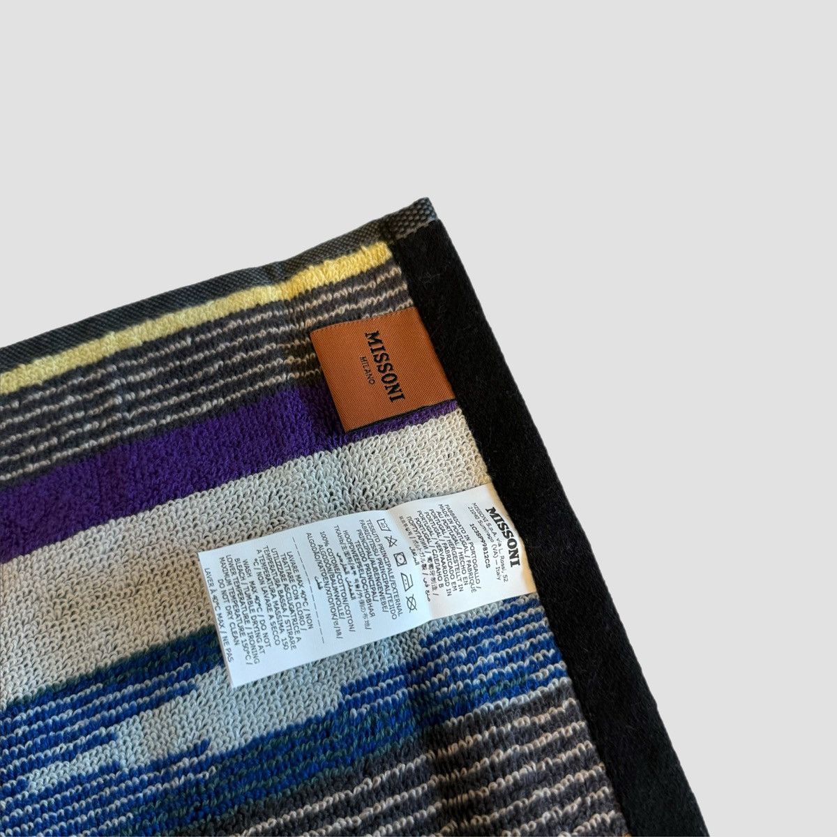 Missoni Missoni Clint Hand Towel In Terrycloth Size ONE SIZE - 3 Thumbnail