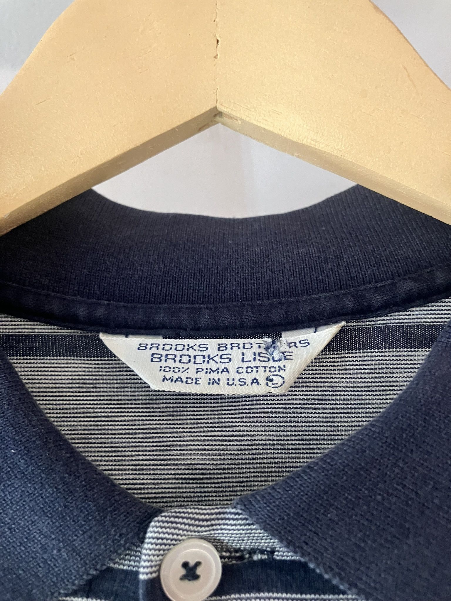 Brooks Brothers Brooks Brothers Striped Polo Size US L / EU 52-54 / 3 - 2 Thumbnail