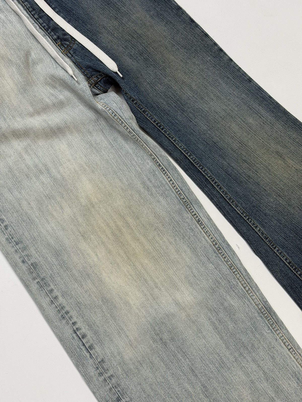 Balenciaga Balenciaga 50/50 Baggy & Flare Denim Pants Size US 30 / EU 46 - 4 Thumbnail
