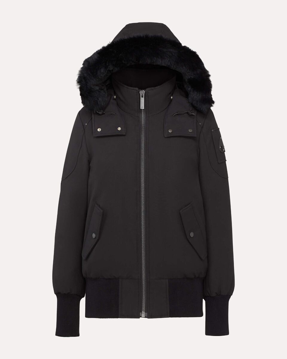 Moose Knuckles Moose Knuckles Bruce Black Nylon Bomber Jacket Grailed
