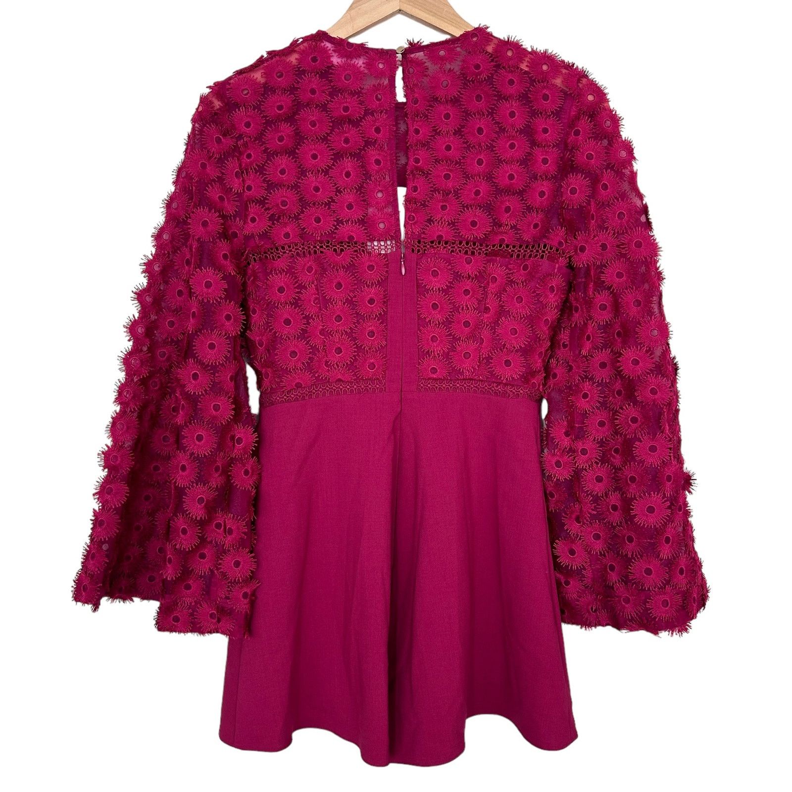 Other Keepsake Raspberry Mirrors Playsuit Floral Lace Sz S Size 28" / US 6 / IT 42 - 5 Thumbnail