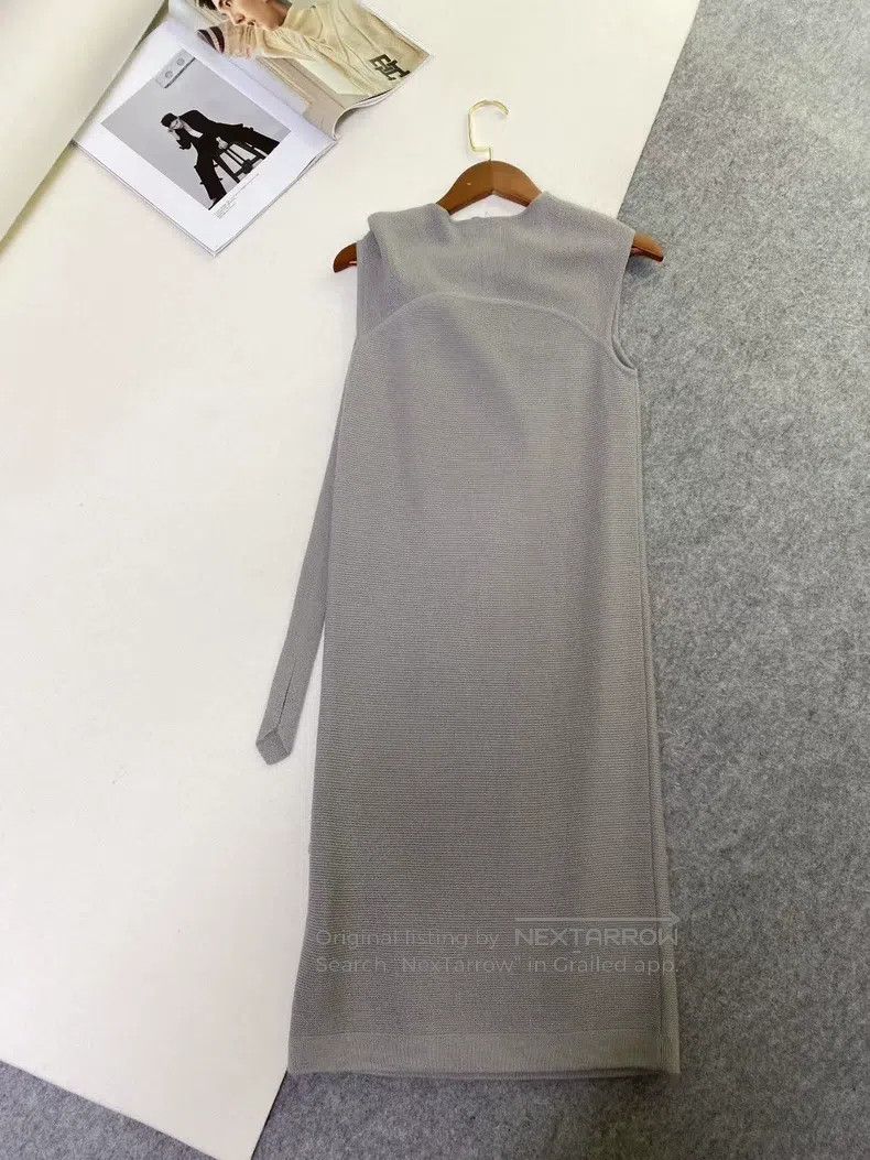 Hermes Hermes Alpaca Wool Sleeveless Belted Bodycon Dress Size XXS / US 00 / IT 34 - 3 Thumbnail