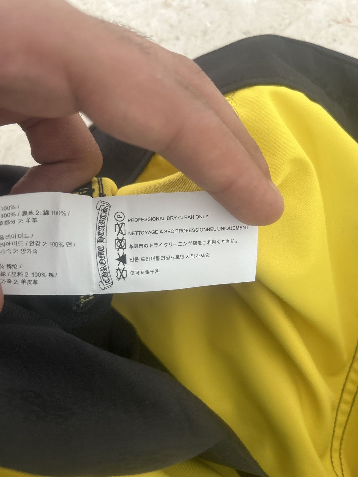 Chrome Hearts Chrome Hearts Blue Carpenters with Yellow Patch and Leather Size US 34 / EU 50 - 11 Thumbnail