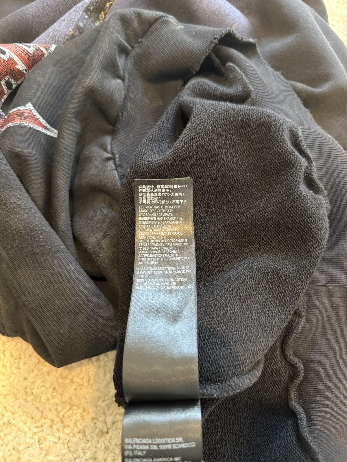 Balenciaga Balenciaga Paris Moon Hoodie Size US S / EU 44-46 / 1 - 17 Thumbnail