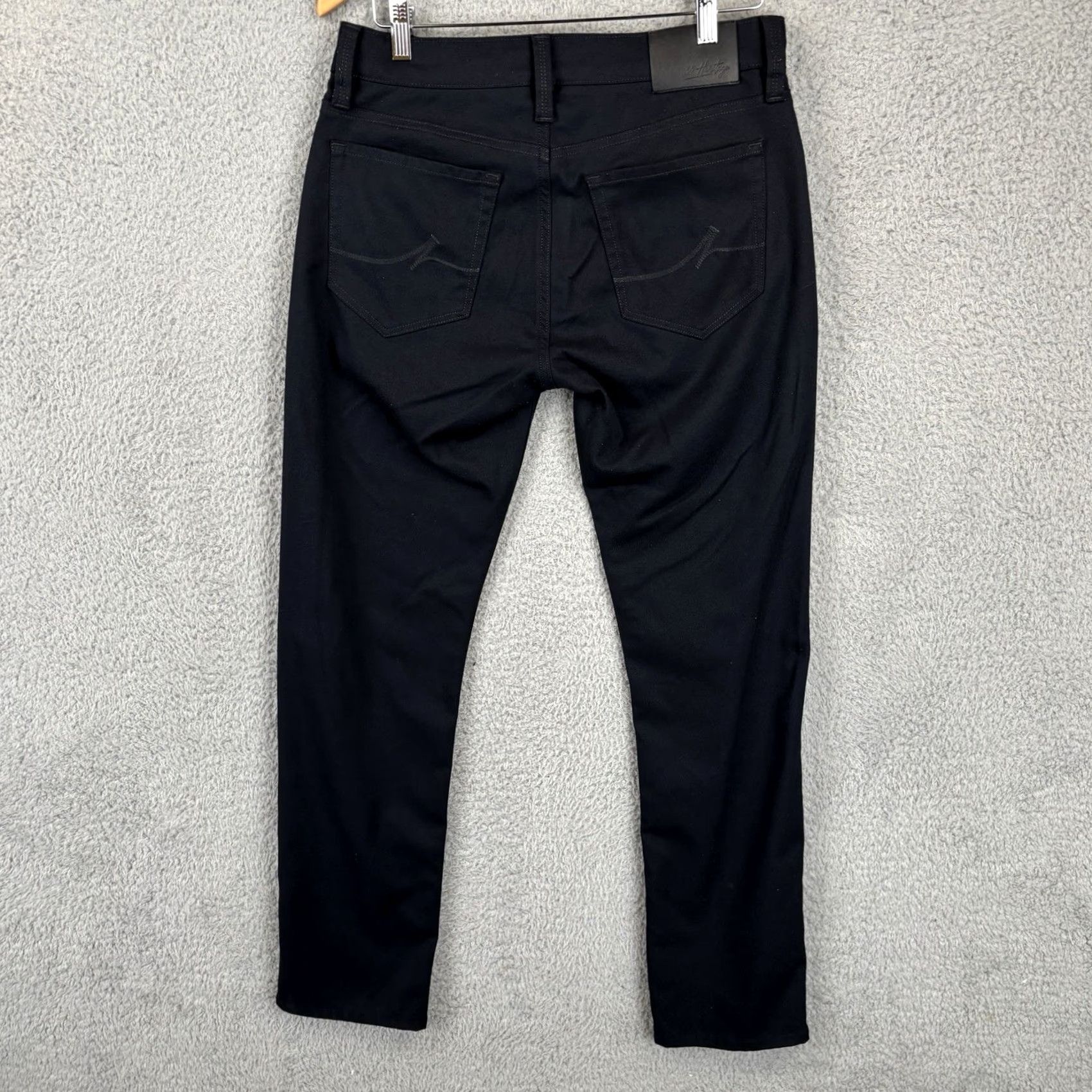 Vintage 34 Heritage Courage Jeans Slim Straight Denim 31x32 Men Black Mid Rise Stretch Cotton Button Fly Jeans Regular Inseam 32 USA-Mexico Size US 31 - 2 Thumbnail
