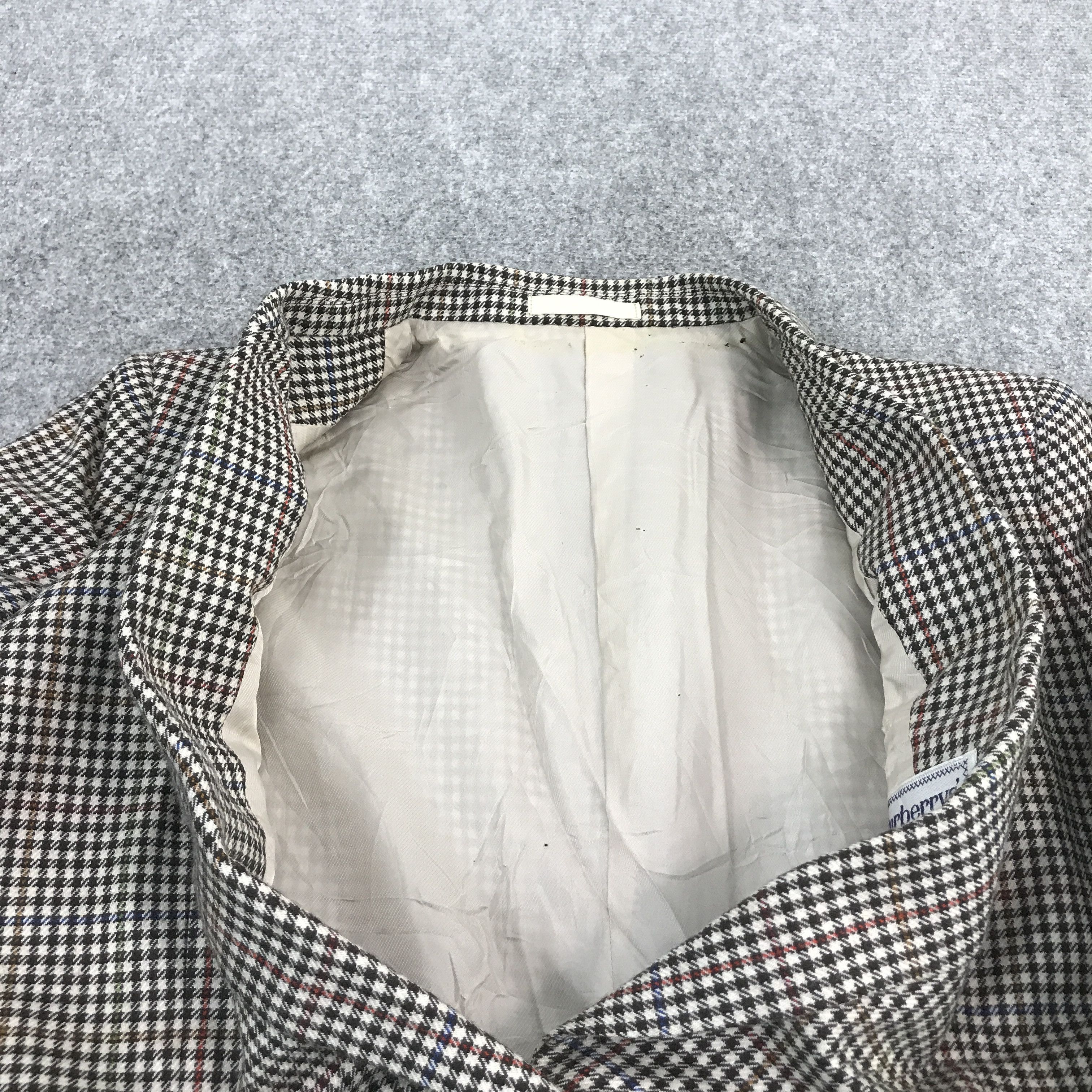 Burberry × Japanese Brand × Vintage BURBERRYS FLANNEL BLAZER JACKET Size US M / EU 48-50 / 2 - 7 Thumbnail