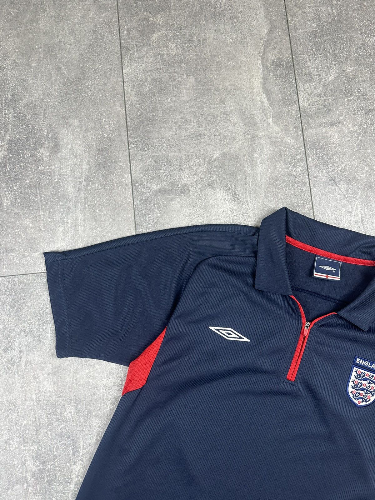 Umbro Umbro England National Team Training Jersey 1/4 Zip 2004 Size US S / EU 44-46 / 1 - 3 Thumbnail
