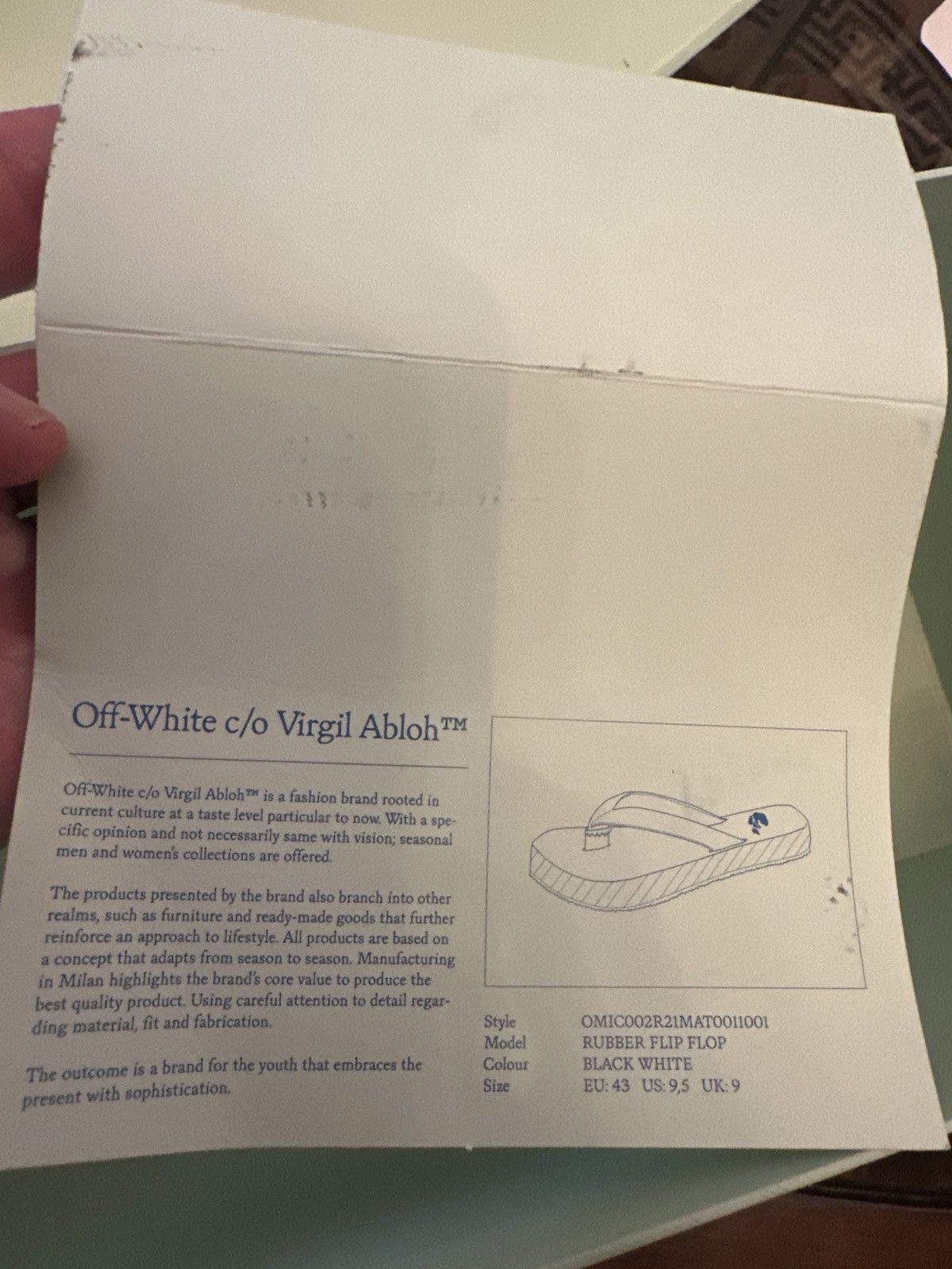 Off-White OFF-WHITE flip flops Size US 9.5 / EU 42-43 - 8 Thumbnail