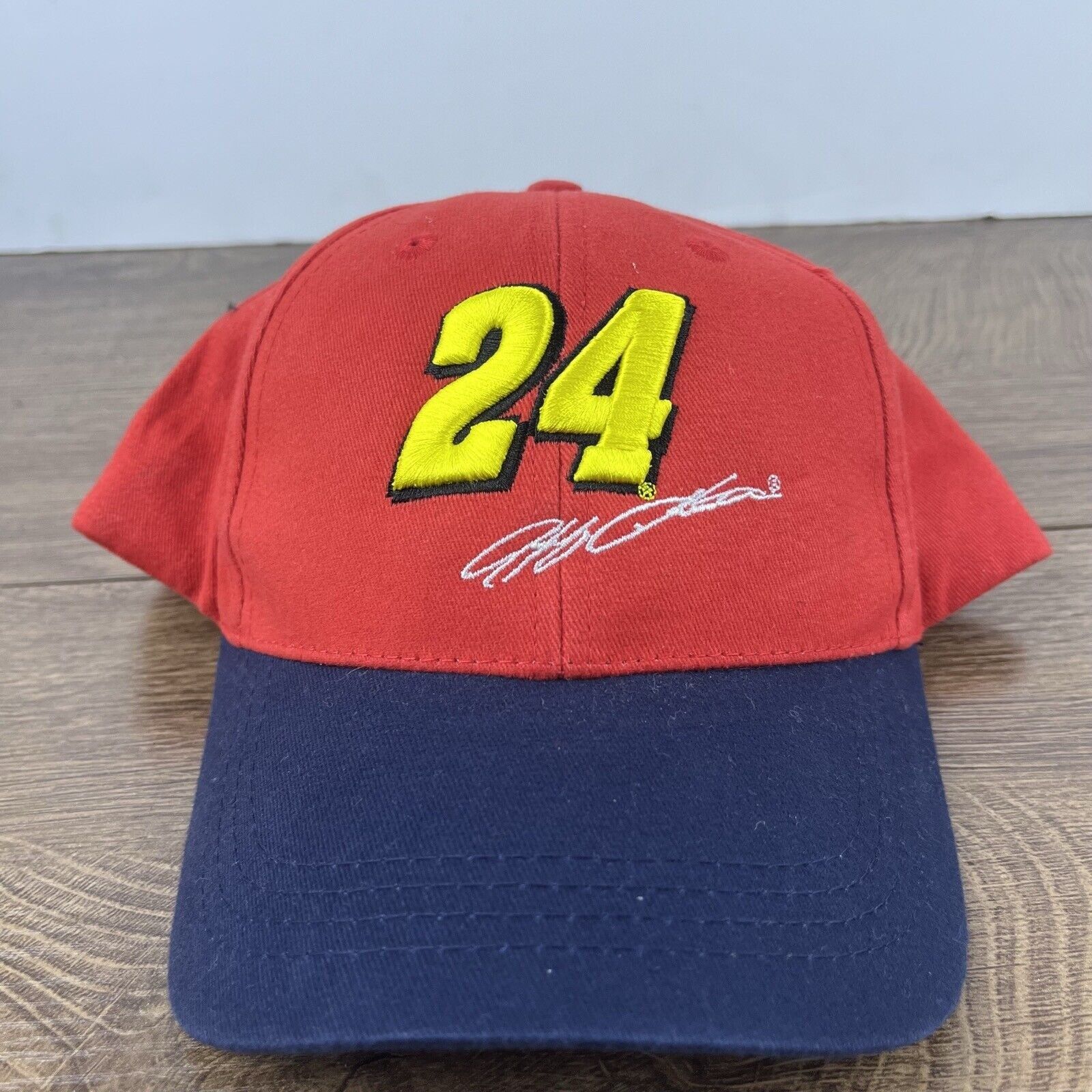 Other Jeff Gordon 24 Hat NASCAR Racing Hat Red Hat Adjustable Red Size ONE SIZE - 4 Thumbnail