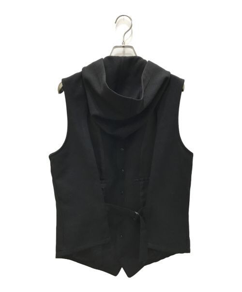 Yohji Yamamoto YOHJI YAMAMOTO REGULATION BLACK Hooded vest Size US XL / EU 56 / 4 - 2 Thumbnail