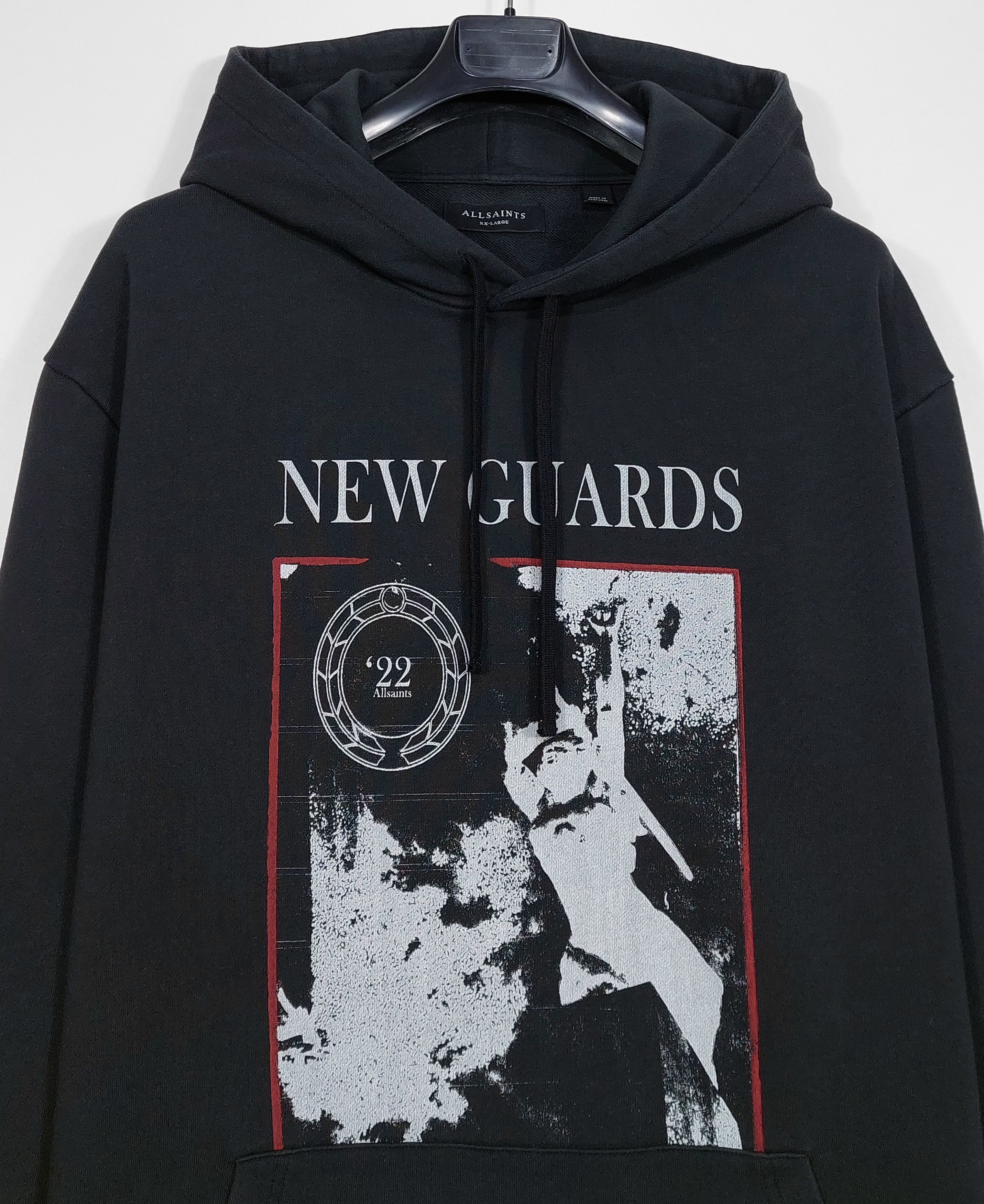 Allsaints new guards hoodie - black XXL Size US XXL / EU 58 / 5 - 6 Thumbnail