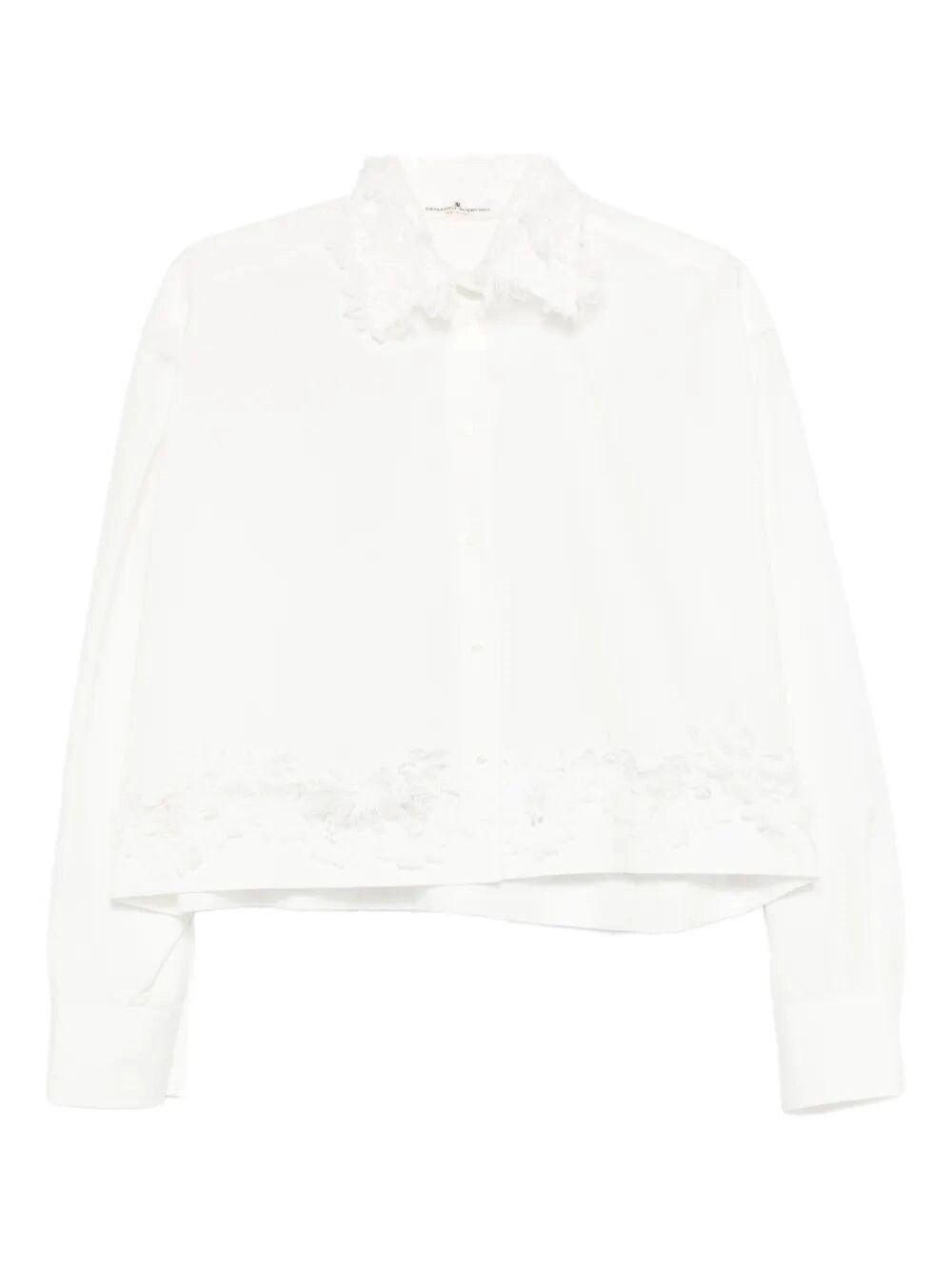 Ermanno Scervino Shirt With Embroidery Size M / US 6-8 / IT 42-44 - 1 Thumbnail