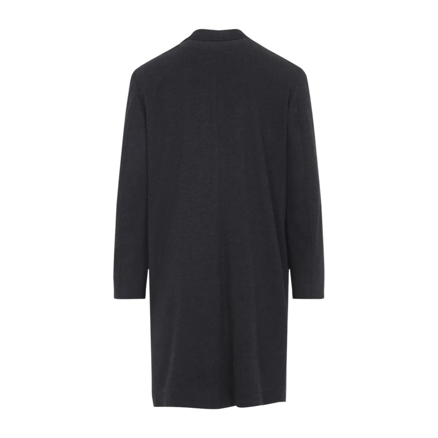 Canali CANALI Dark Gray Wool Coat New & Authentic (Men's Size:XL;) Size US XL / EU 56 / 4 - 2 Thumbnail