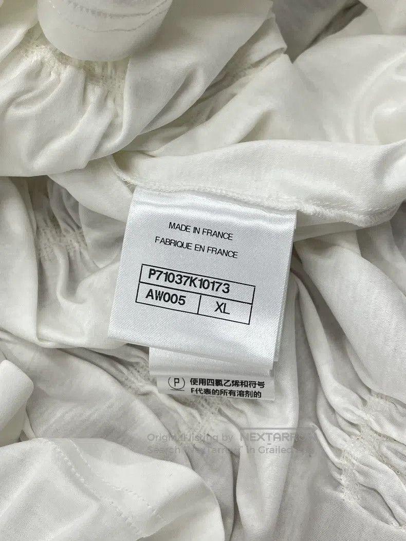 Chanel Chanel 21A white pleated logo short sleeves Size XL / US 12-14 / IT 48-50 - 6 Thumbnail