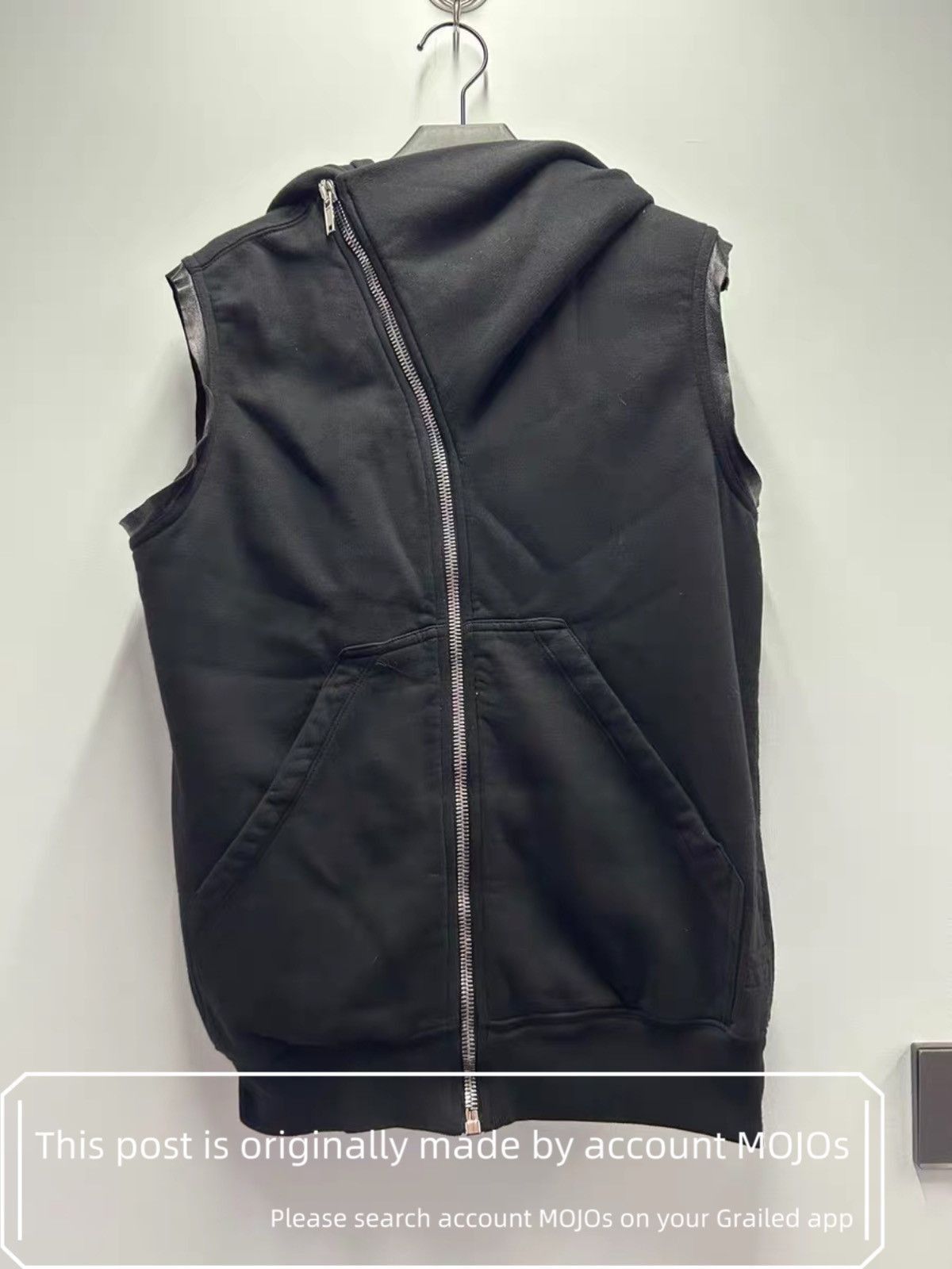 トップス Rick Owens OLMAR and MIRTA black vest Rick Owens × Rick Owens Drkshdw Rick Owens Olmar & Mirta Black