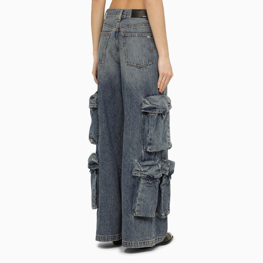 Amiri o1d2blof0724 Jeans in Denim Blue Size 27" / US 4 / IT 40 - 5 Thumbnail