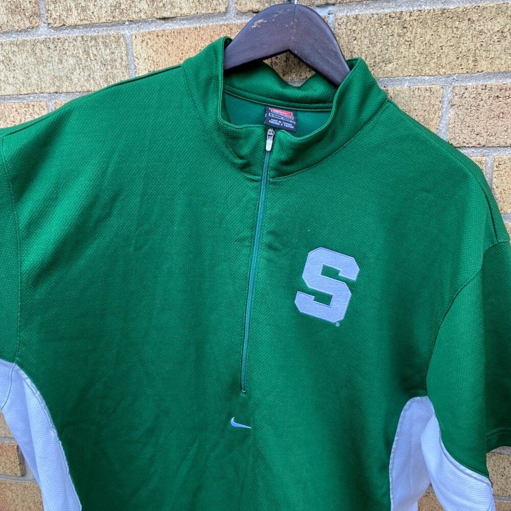 Nike Vintage Nike Center Swoosh Michigan State Jersey T Shirt Gr Size US L / EU 52-54 / 3 - 5 Thumbnail