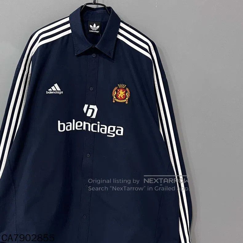 Balenciaga Balenciaga Dark Blue Jacket Size US S / EU 44-46 / 1 - 2 Thumbnail