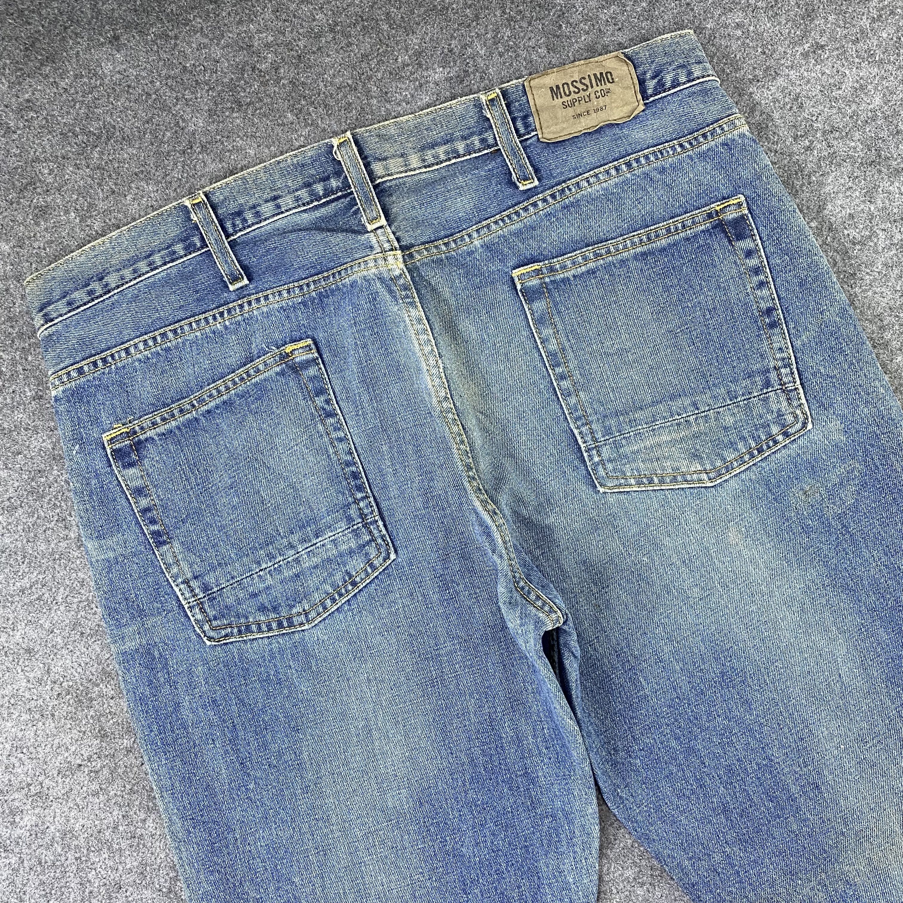 Jean × Mossimo × Vintage Vintage Mossimo Supply Straight Droit Blue Wash Jeans-J1147 Size US 39 - 5 Thumbnail