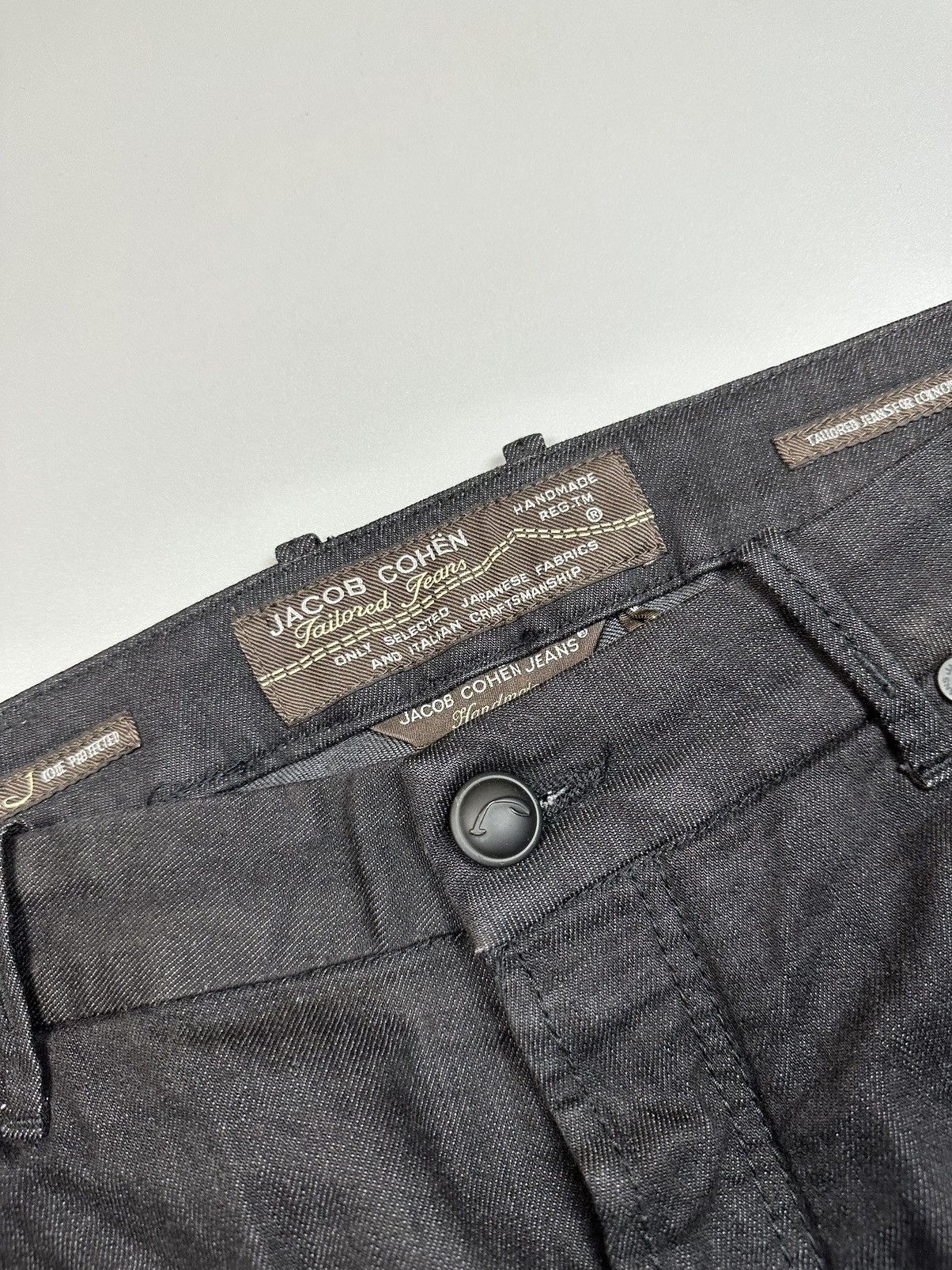 Jacob Cohen Jacob Cohen Black Wide Fit Jeans Size US 38 / EU 54 - 6 Thumbnail