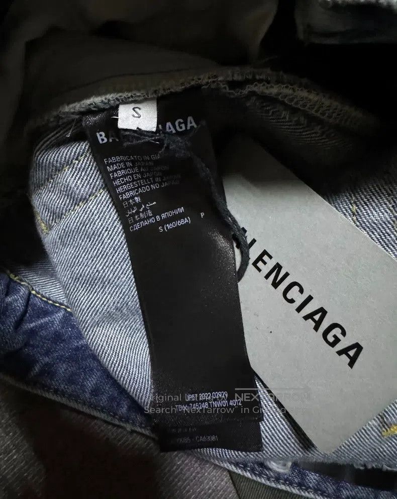 Balenciaga Balenciaga size S Indigo Dyed Denim Pants Size US 27 - 8 Thumbnail