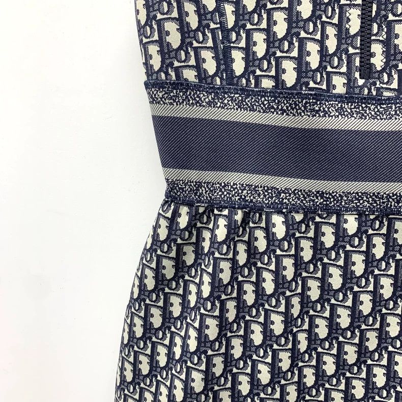 Dior Dior Color block logo jacquard full print half-zip sleevele Size XS / US 0-2 / IT 36-38 - 4 Thumbnail
