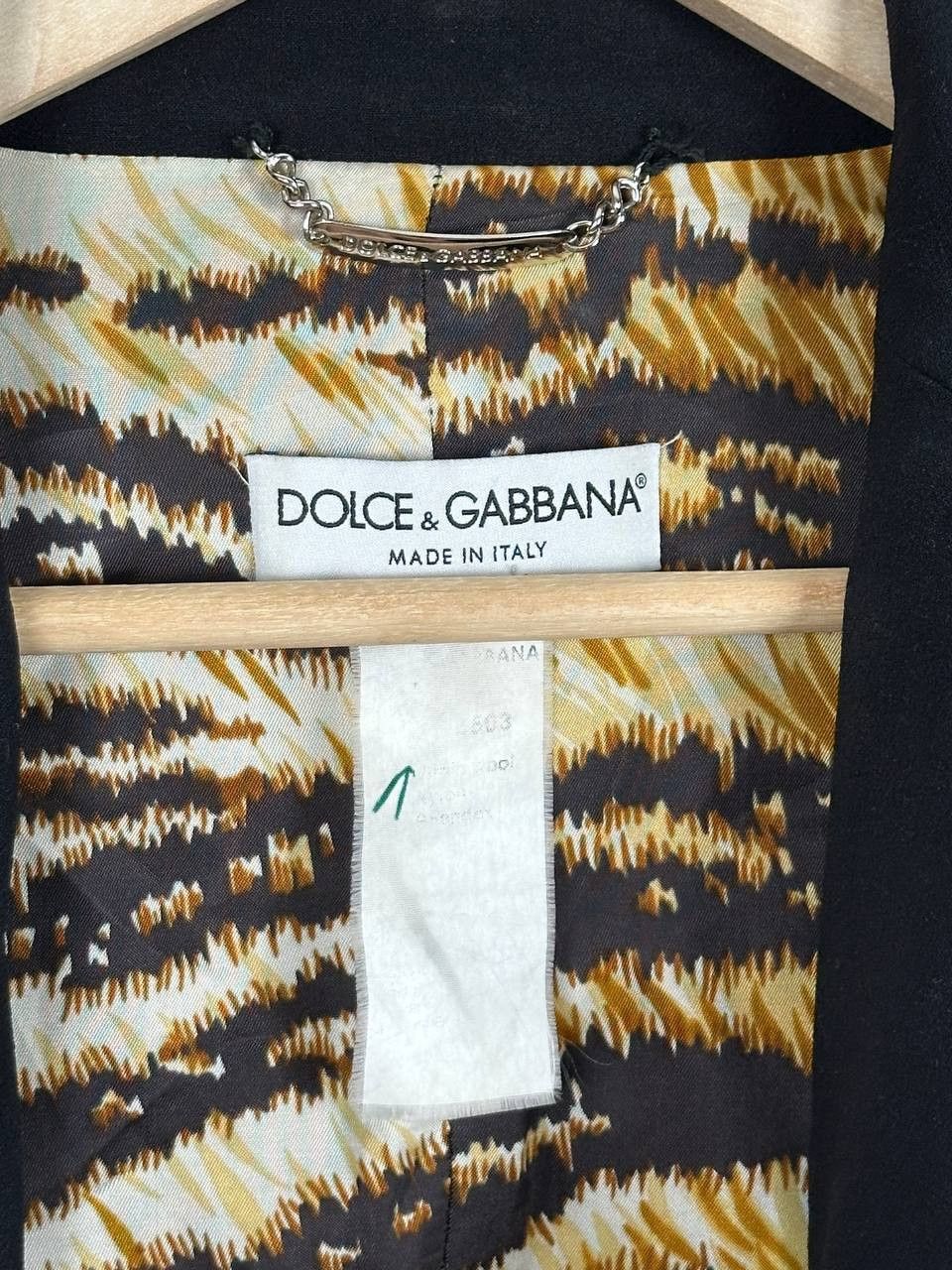 Dolce & Gabbana Dolce Gabbana Black Wool Casual Blazer Size L / US 10 / IT 46 - 4 Thumbnail