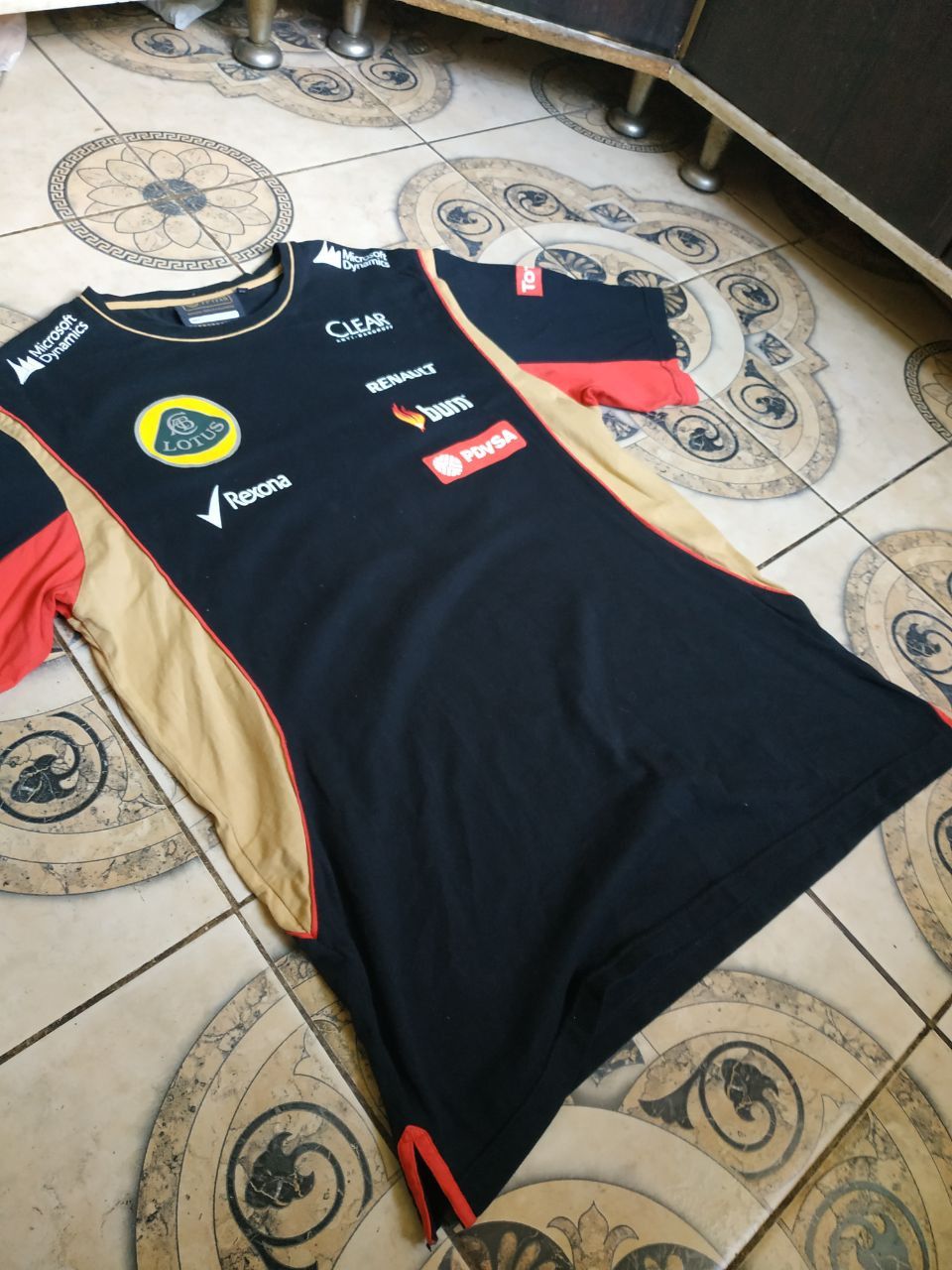Formula 1 Vintage Lotus F1 Team 2014 Racing T-Shirt Blokecore Tee Size US XL / EU 56 / 4 - 17 Thumbnail