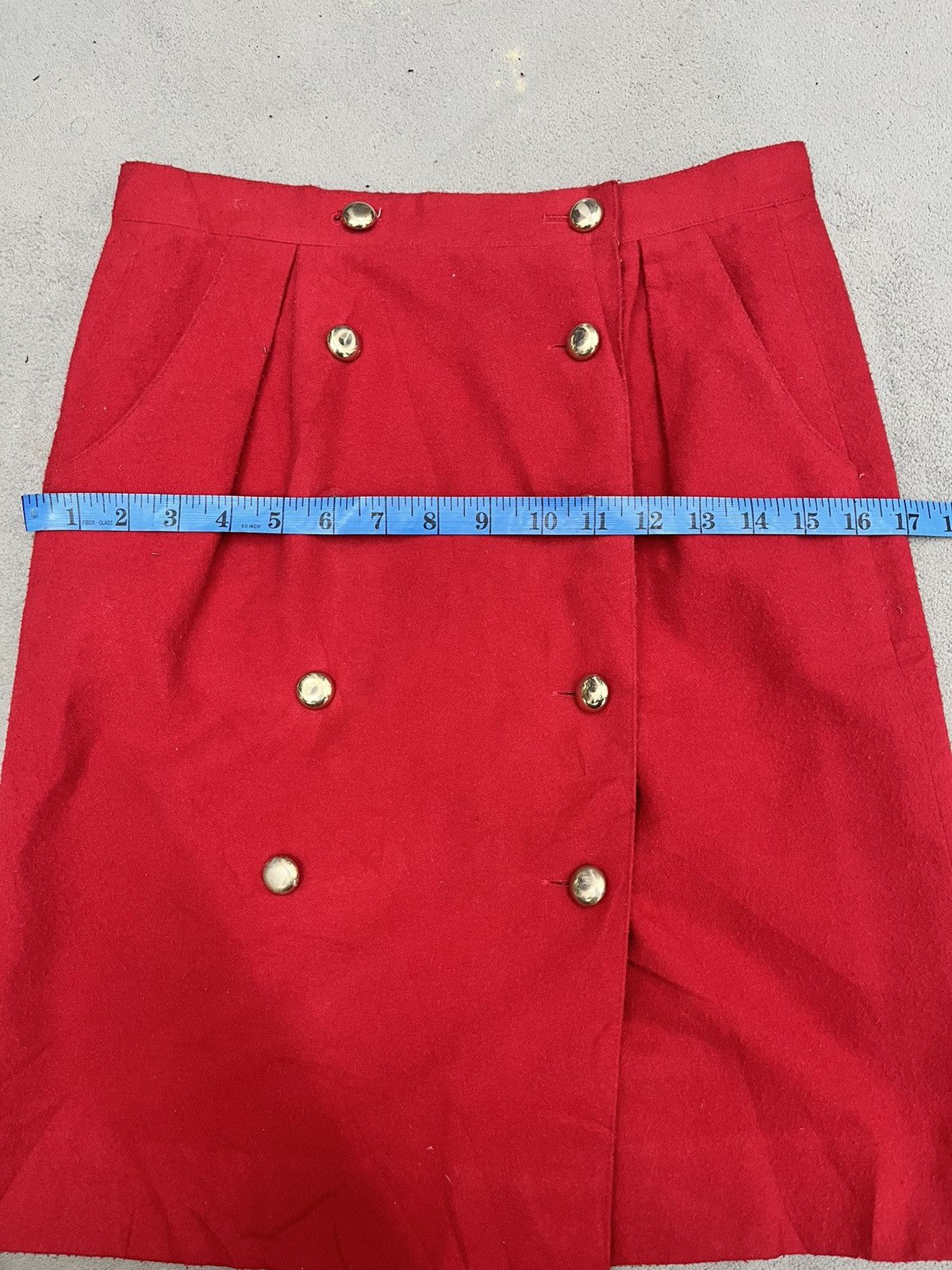 Designer × Japanese Brand × Mademoiselle Non Non ARCHIVE🔥LUCE BY MADEMOISELLE BUTTON SKIRT Size 28" / US 6 / IT 42 - 11 Thumbnail