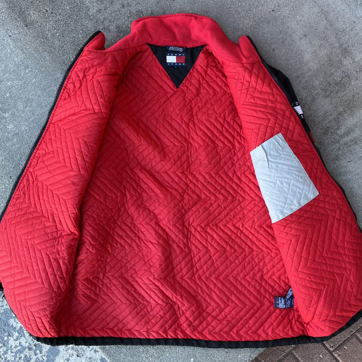 Tommy Hilfiger × Tommy Jeans × Vintage Vintage 90’s Tommy Jeans Mesh Jacket Sz L Size US L / EU 52-54 / 3 - 2 Thumbnail