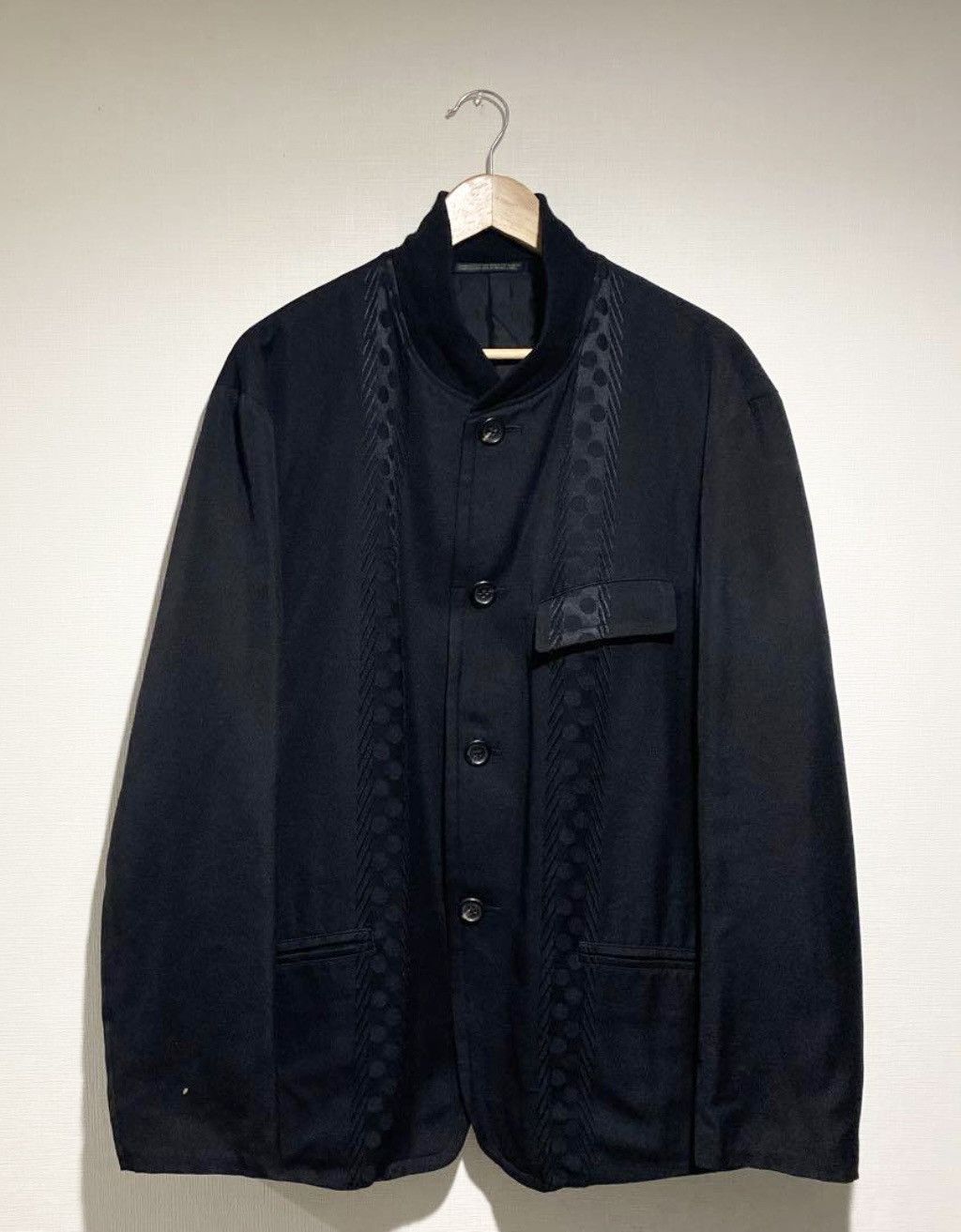 Yohji Yamamoto Yohji Yamamoto Pour Homme AW93 Embroidered Quilted Jacket Size US M / EU 48-50 / 2 - 1 Thumbnail