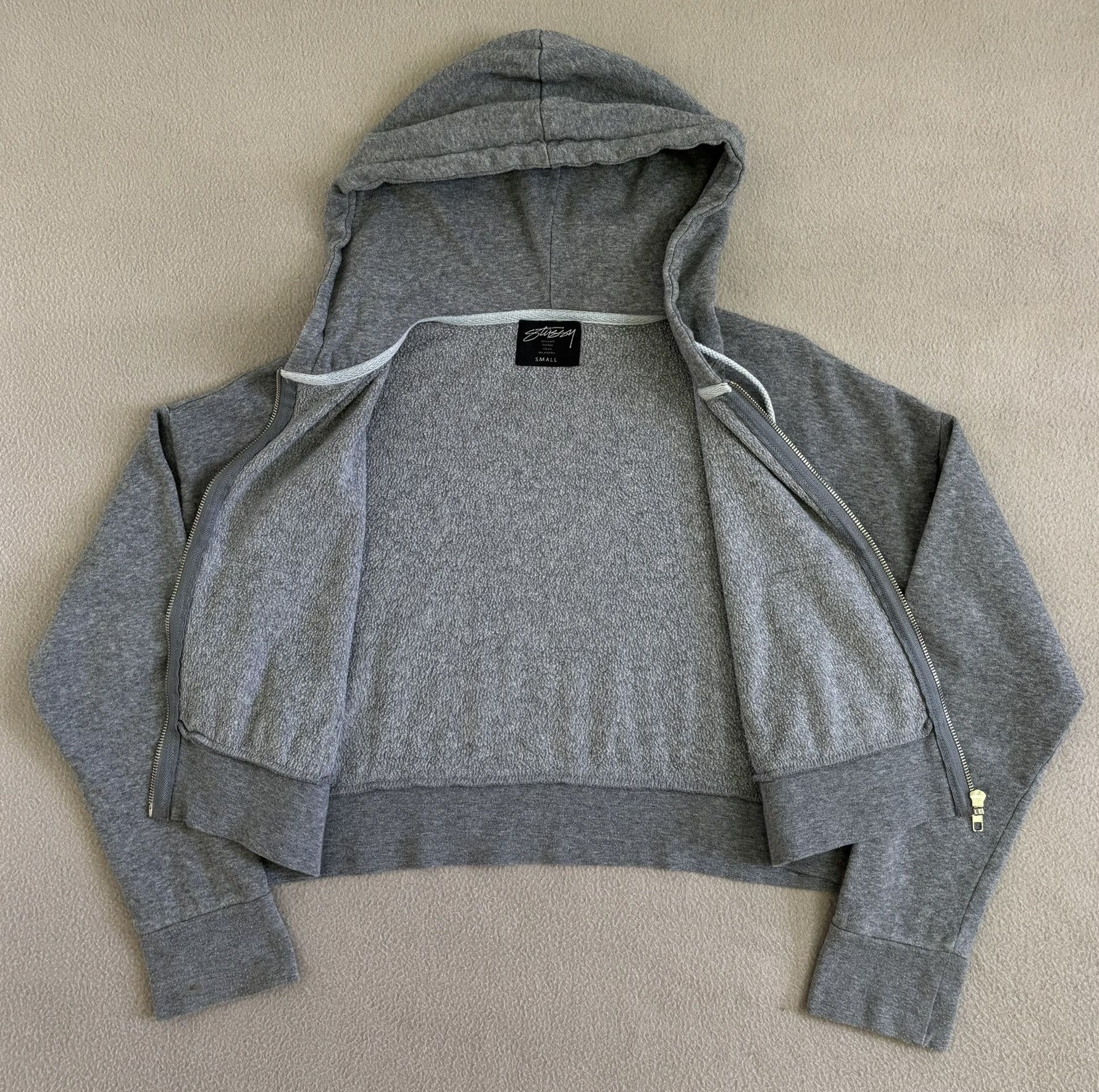 Stussy Stussy Crop Zip Hoodie Size S Size S / US 4 / IT 40 - 10 Thumbnail