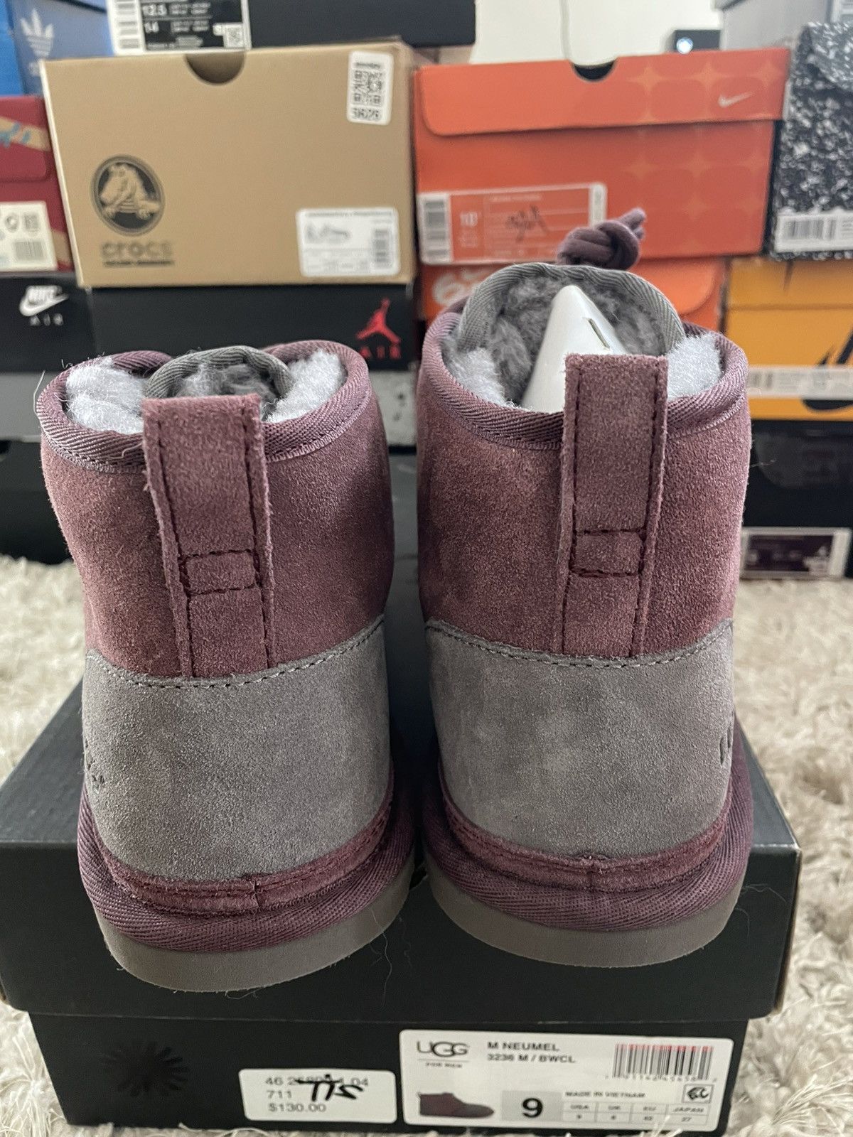 Ugg Uggs burgandy & ash black Size US 9 / EU 42 - 6 Thumbnail