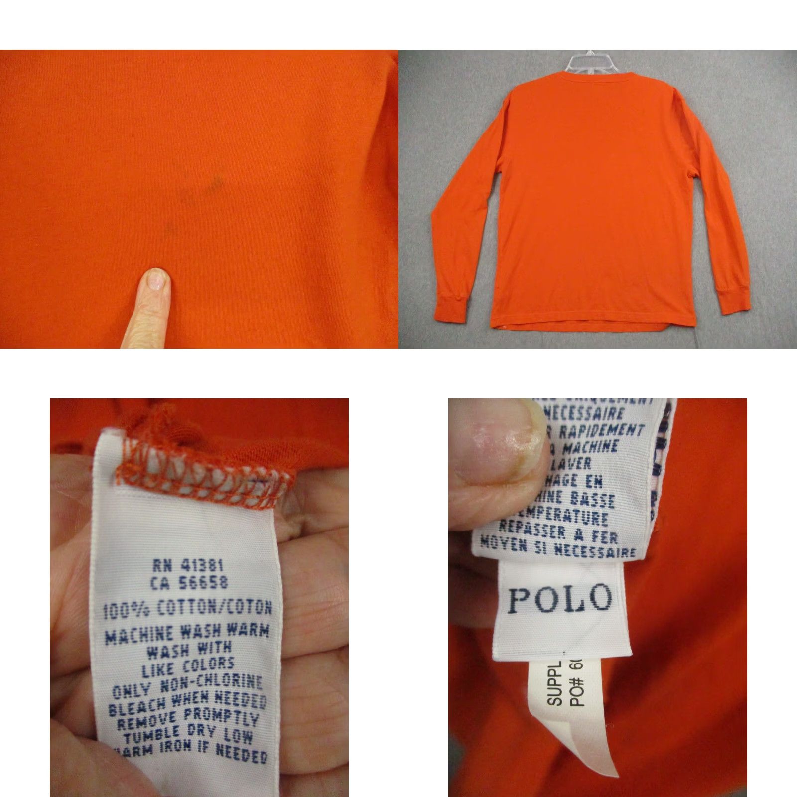 Ralph Lauren Polo Ralph Lauren Shirt Pullover Small Orange Long Sleeve 67 Logo Mens Shirt Orange 67 Pony Logo Ralph Lauren Polo Child? Size US S / EU 44-46 / 1 - 8 Thumbnail