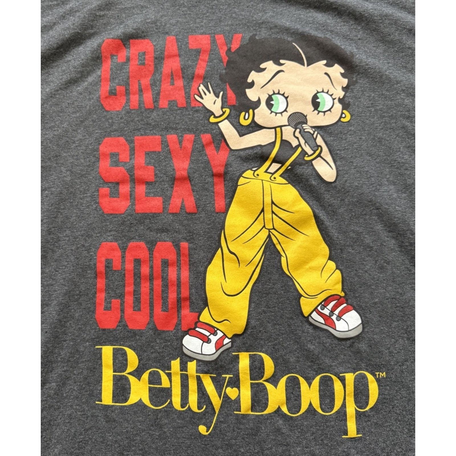Other Vintage Style Betty Boop Shirt XL Heather “Crazy Sexy Cool” Size US XL / EU 56 / 4 - 2 Thumbnail