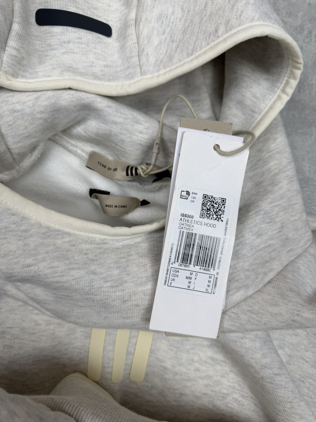 Adidas × Fear of God Adidas x Fear of God Athletics Heather Fleece Hoodie Size US M / EU 48-50 / 2 - 9 Thumbnail