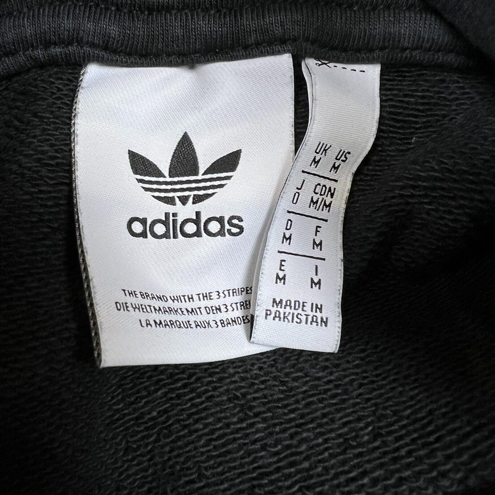Adidas × Vintage Adidas Hoodie Medium Trefoil Spell Out Hooded Sweatshirt Size US M / EU 48-50 / 2 - 4 Thumbnail