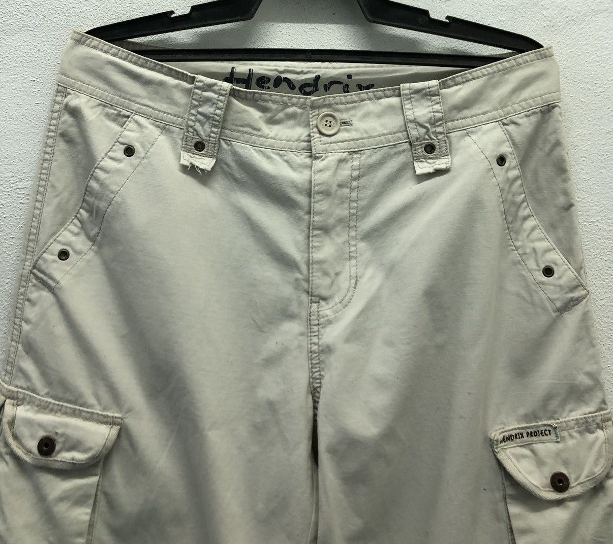 Vintage Basic House Woodstock Music And Art Fair Hendrix Cargo Pants Size US 35 - 3 Thumbnail