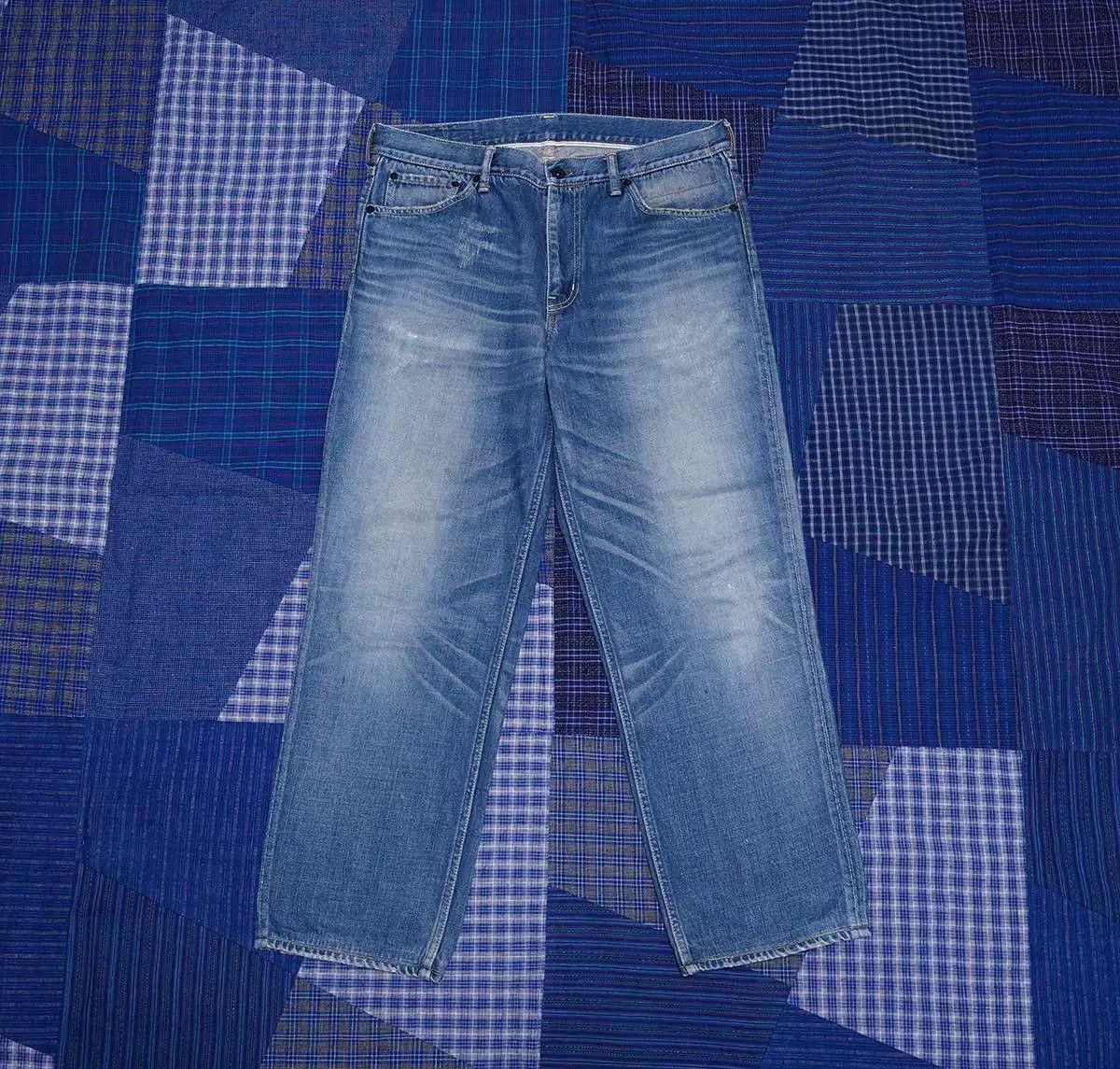 Visvim Visvim Fluxus Denim 01 Indigo Pants Size US 36 / EU 52 - 1 Thumbnail