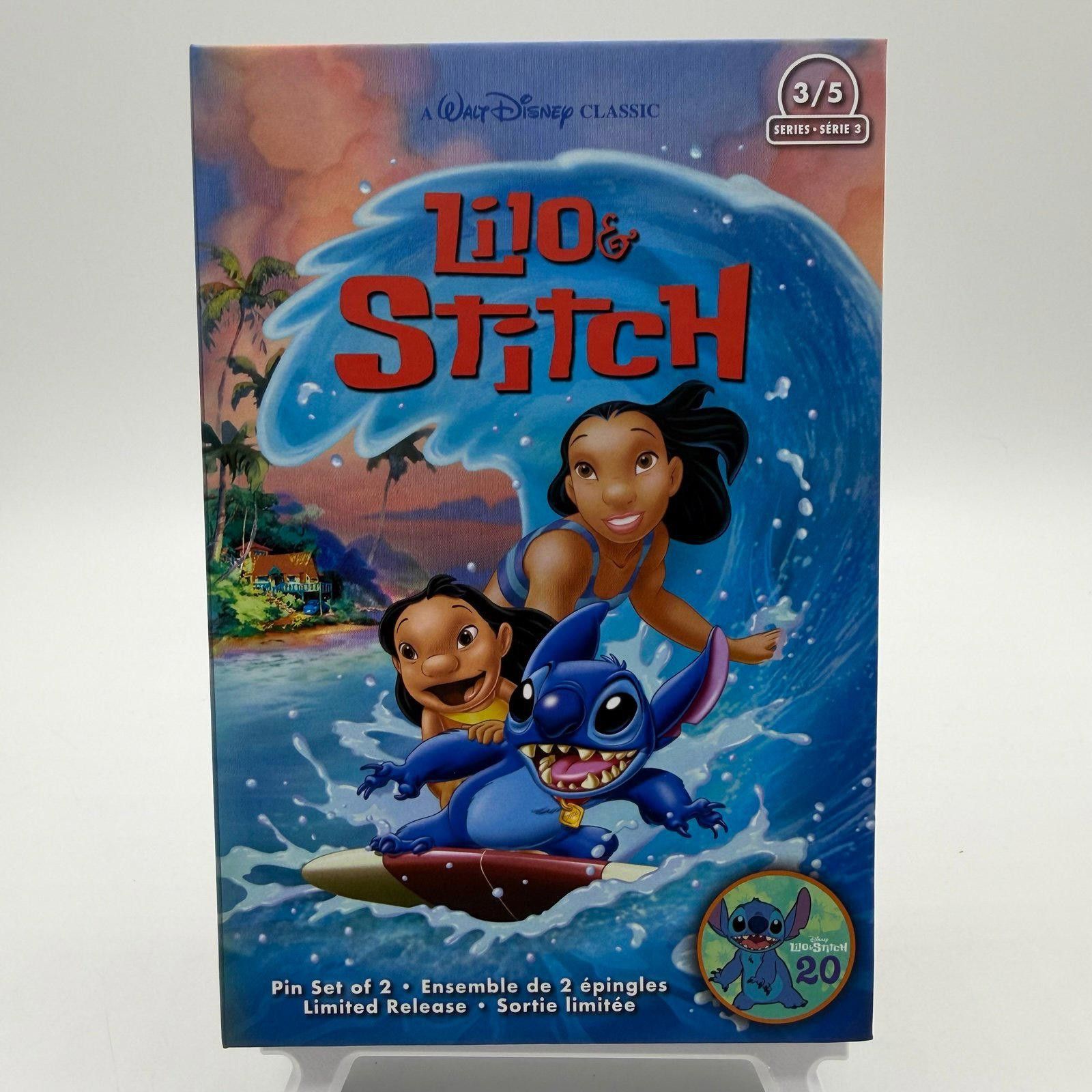 Disney Disney Pin - Lilo and Stitch - VHS Two Pin Set Size ONE SIZE - 2 Thumbnail