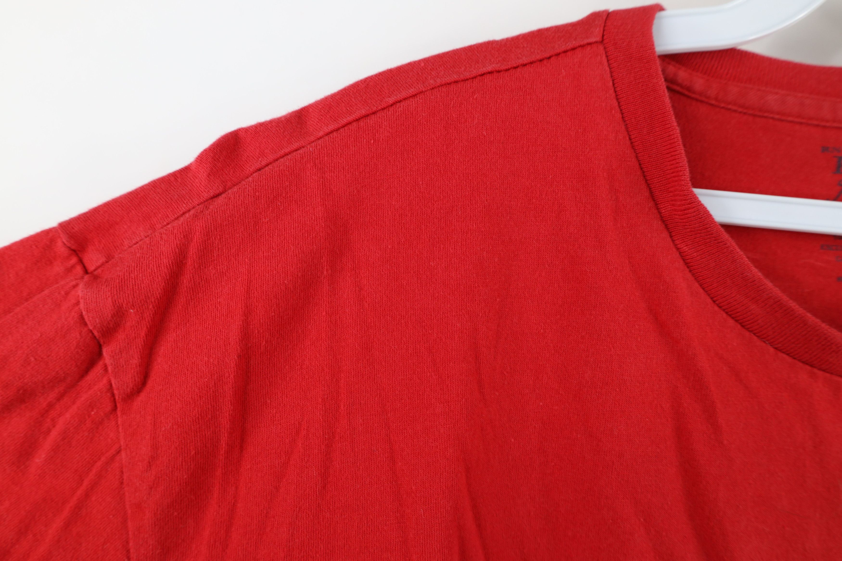 Ralph Lauren × Vintage Vintage Ralph Lauren Faded Short Sleeve T-Shirt Red Cotton Size US M / EU 48-50 / 2 - 6 Thumbnail