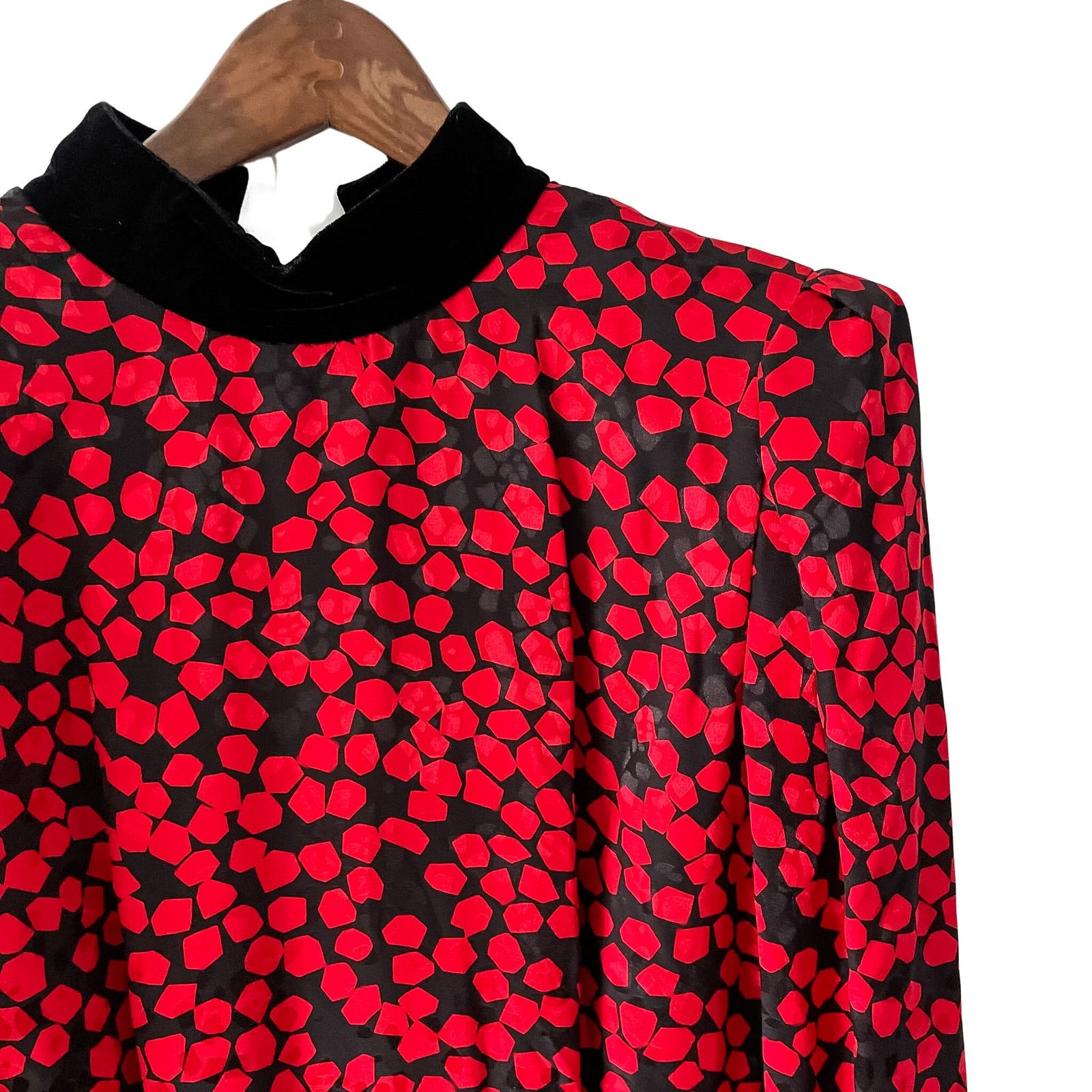 Vintage Vintage 80s designer 100% silk secretary dress size small S Size S / US 4 / IT 40 - 3 Thumbnail